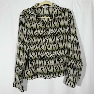 Jaipur Vintage Inspired Tiger Print Blouse